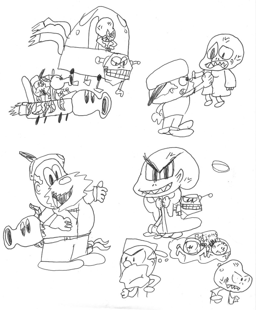 Plants vs. Zombies Sketches